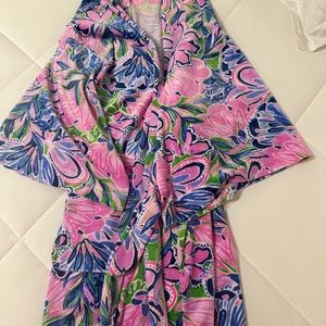 Lily Pulitzer Velour Robe L/Xl